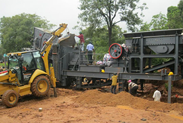 斯里蘭卡時(shí)產(chǎn)50噸硬物料建筑骨料破碎生產(chǎn)線