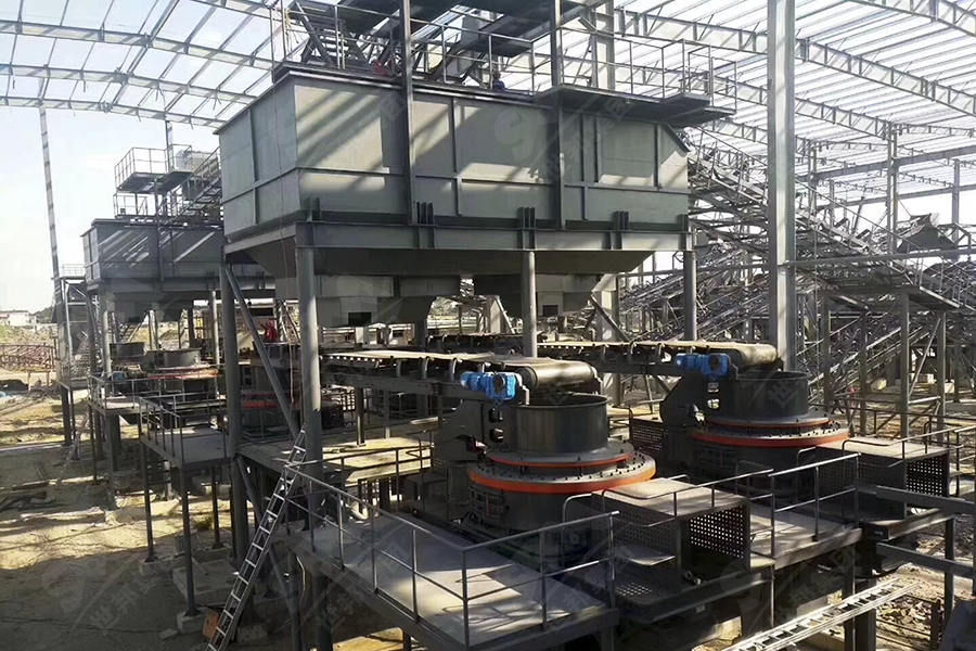河卵石制砂機現(xiàn)場